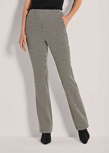 MADELEINE Schlupfhose Gerade Jersey-Hose mit Muster Musterhose mit elastisc günstig online kaufen