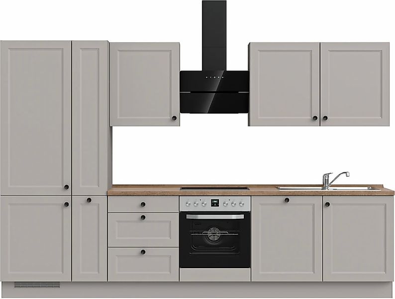 nobilia Küchenzeile ""Cascada II"" vormontiert, Breite 330 cm, Ausrichtung günstig online kaufen
