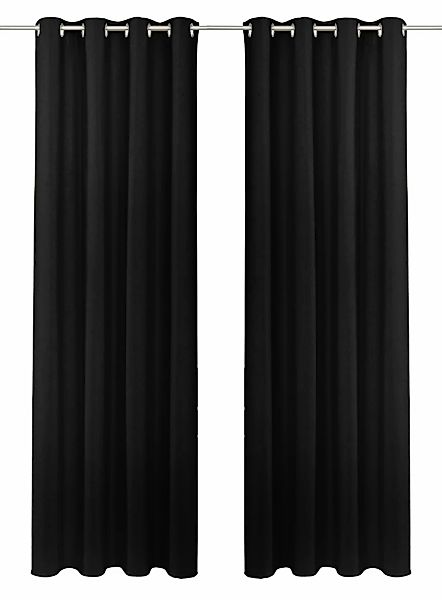 my home Gardine "SOLA" Ösen 1 Stk. tlg. Schal einfarbig, Verdunkelung, 1er günstig online kaufen