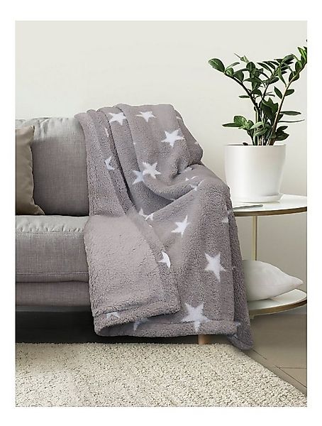 Wohndecke Lanudo® Premium Sherpa Kuscheldecke Wohndecke XL Sofadecke 150 x günstig online kaufen