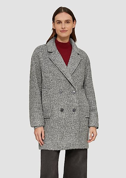 s.Oliver Funktionsmantel Outdoor-Mantel Bouclé-Mantel im Relaxed Fit günstig online kaufen