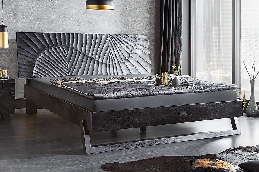 riess-ambiente Bett SCORPION 180x200cm schwarz (Einzelartikel, 1-tlg), Schl günstig online kaufen