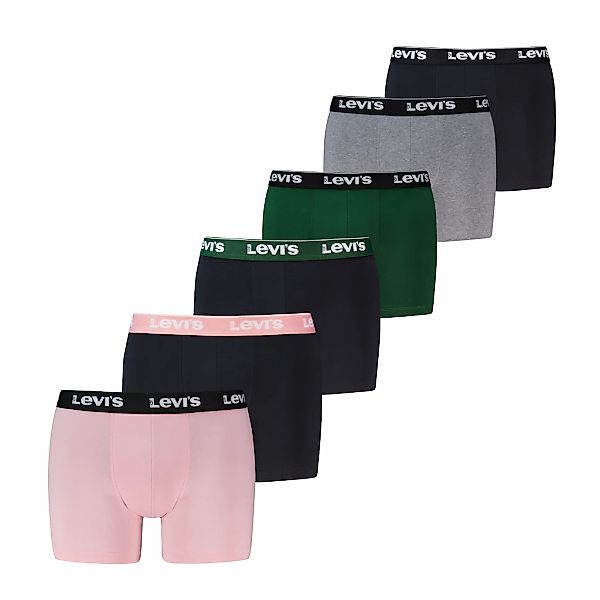 Levis Boxershorts "LEVIS MEN REPEAT LOGO BOXER BRIEF 6P" 6er Pack günstig online kaufen