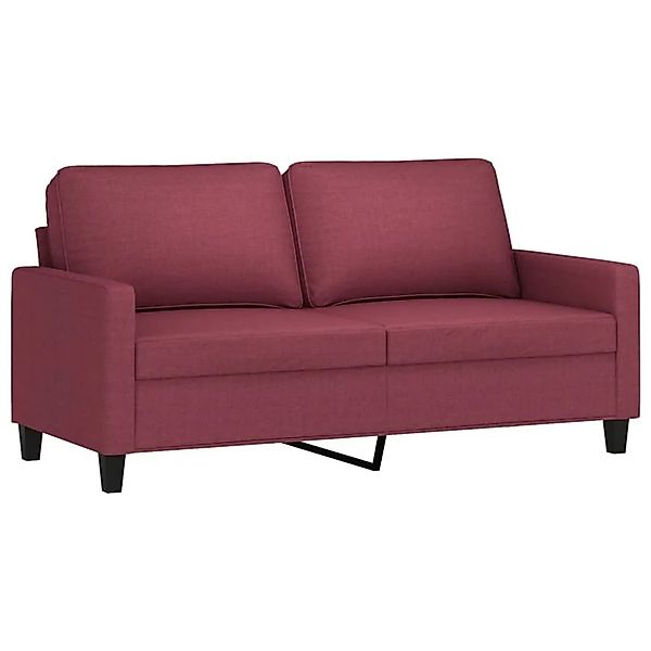 vidaXL 2-Sitzer-Sofa Weinrot 140 cm Stoff 359169 günstig online kaufen