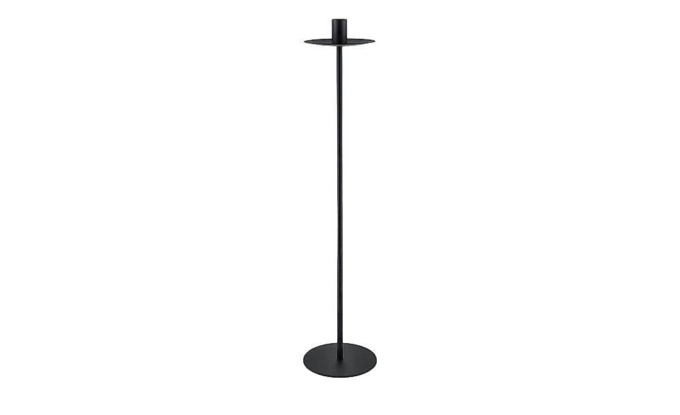 Kerzenhalter  Basico ¦ schwarz ¦ Metall ¦ Maße (cm): H: 60  Ø: 13 Accessoir günstig online kaufen
