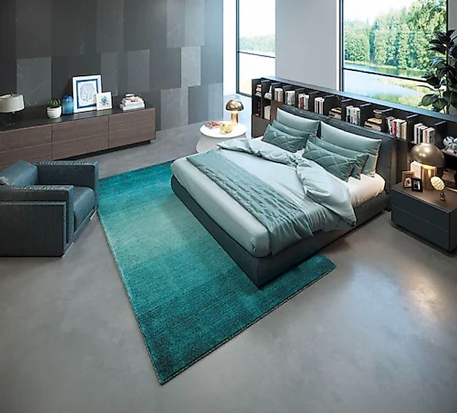 my home Wollteppich »Violetta«, rechteckig, 14 mm Höhe, reine Wolle, handge günstig online kaufen