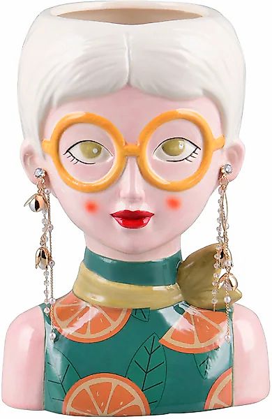 MIRRORS AND MORE Dekovase »ANNIKA« Bunte Dekovase in auffälliger Form günstig online kaufen