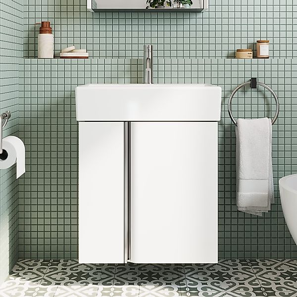 BRIDGE BENO Badmöbel-Set 50 cm Wandbadezimmer-Schrank günstig online kaufen