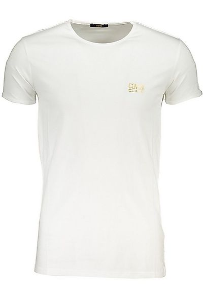 Cavalli Class T-Shirt Stilvolles Herren Kurzarm T-Shirt Weiß mit Print günstig online kaufen
