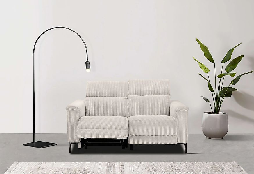 Home affaire 2-Sitzer "LUND Cord, 160 cm, manuelle o. elektrische Relaxfunk günstig online kaufen