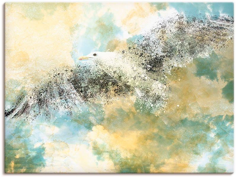 Artland Wandbild »Verschwindende Möwe«, Vögel, (1 St.), als Alubild, Outdoo günstig online kaufen
