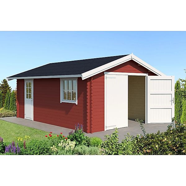 Lasita Garage Yarik 380 cm x 540 cm Schwedenrot günstig online kaufen