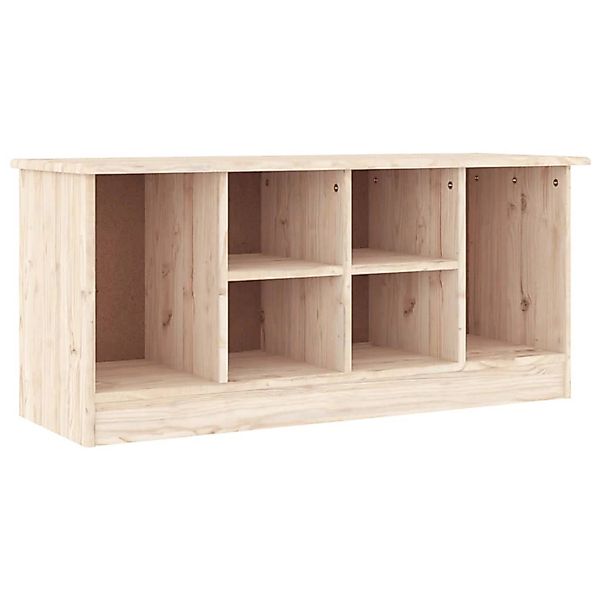 vidaXL Schuhbank ALTA 100x35x45 cm Massivholz Kiefer günstig online kaufen