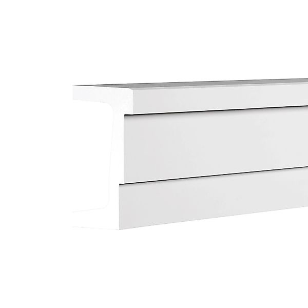 PROFHOME 404102 Architrav Fassadenprofil Stuckleiste Außenstuck 2 m 200 cm günstig online kaufen