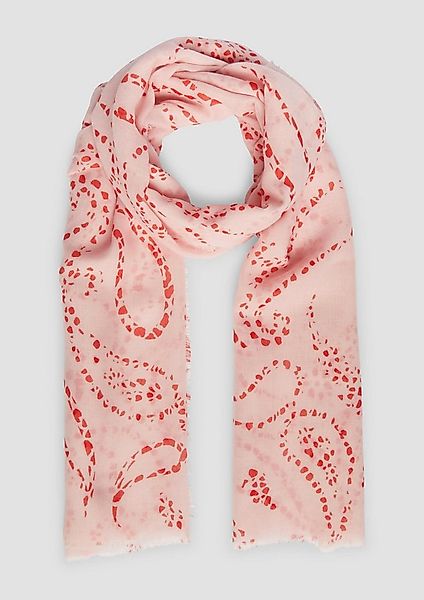 s.Oliver Schal Tuch, Schal mit Paisley-Artwork günstig online kaufen