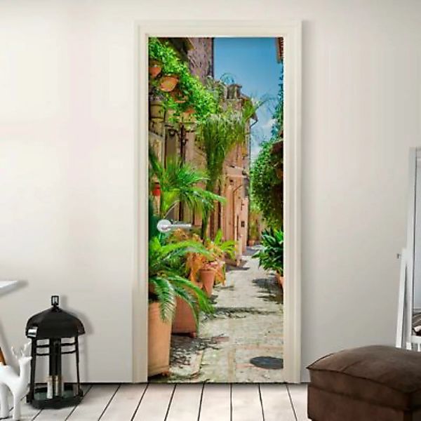 artgeist Türtapete Summer Walk mehrfarbig Gr. 90 x 210 günstig online kaufen