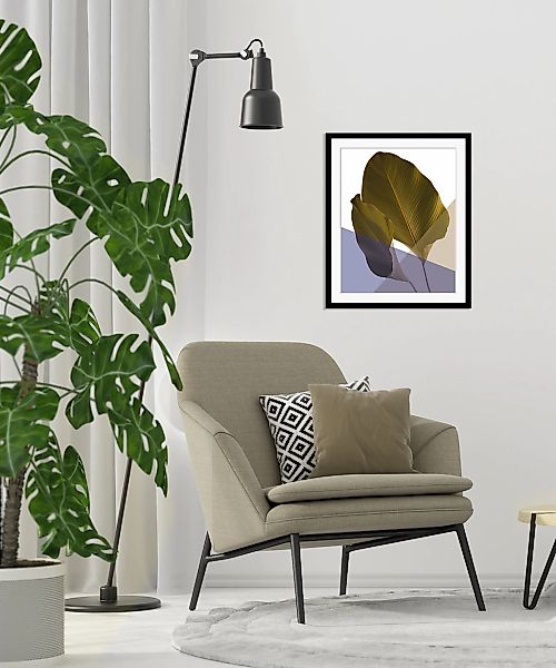 queence Bild »Moritz«, Blätter-Abstrakt-Kunst-Figuren-Pflanzen-Pflanzenbild günstig online kaufen