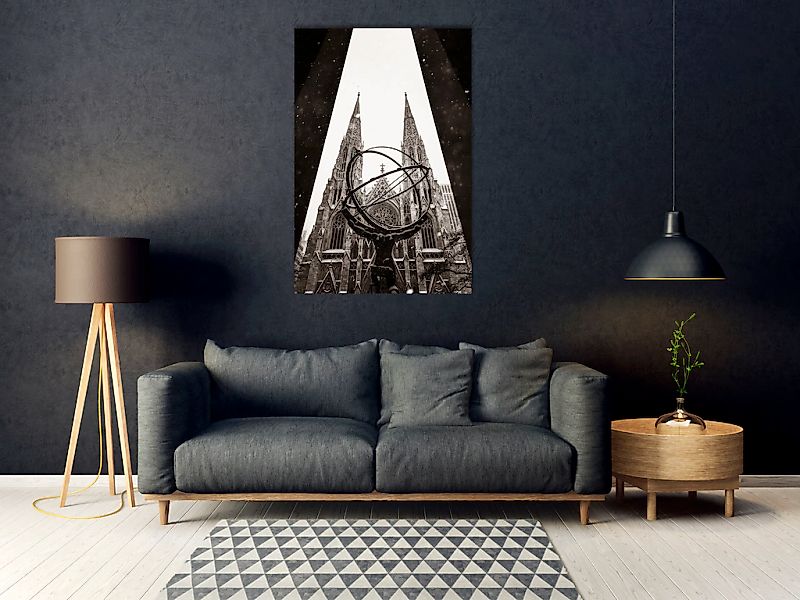 queence Acrylglasbild "Elkan" Amerika  Bilder von Amerika  Foto  Schwarz-We günstig online kaufen