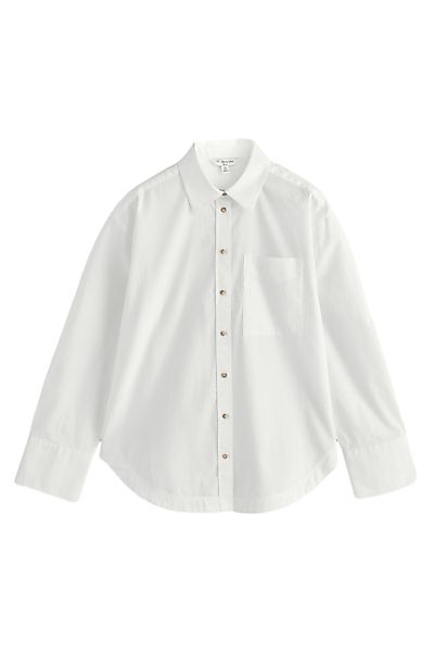 Next Langarmbluse Button-Down-Shirt 100 % Baumwolle im günstig online kaufen