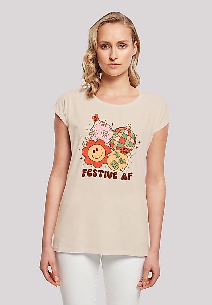 F4NT4STIC T-Shirt "Festive AF Weihnachten Tree Balls", Premium Qualität, We günstig online kaufen