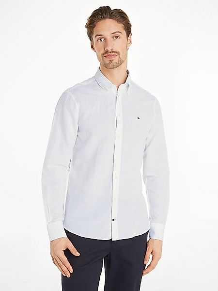 Tommy Hilfiger Langarmhemd CL W-CO LINEN SOLID Slim Fit SHIRT günstig online kaufen