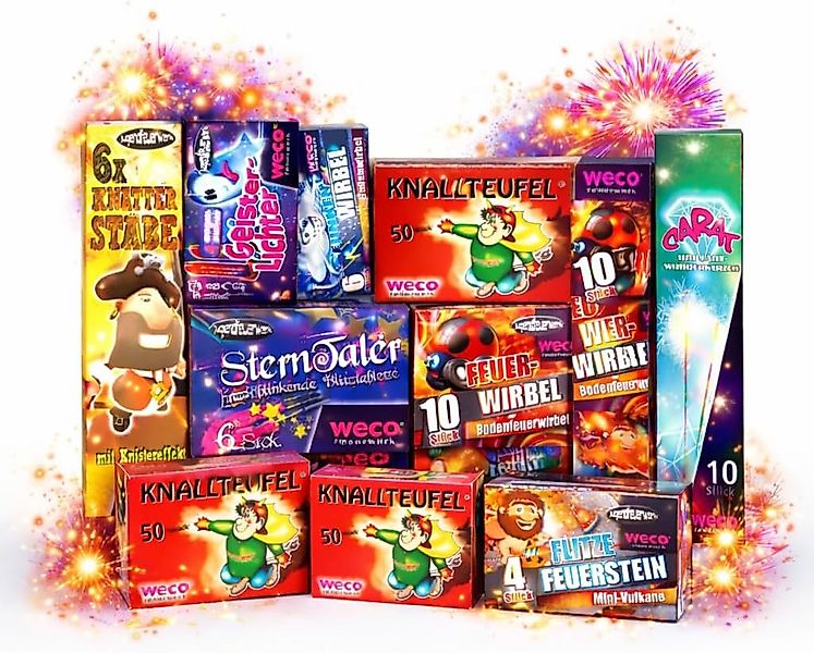 FlameXBurn Geburtstagskerze Party für Jugendefeuerwerk Silvester 2026 (Set, günstig online kaufen