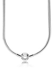 Pandora Schlangenkette PANDORA Moments Schlangen-Gliederhalskette Silber günstig online kaufen