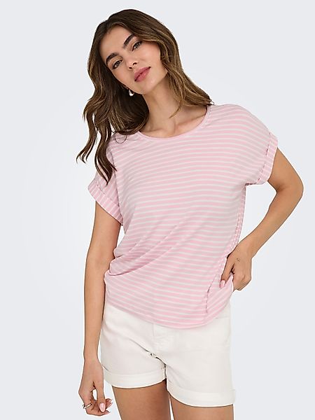 ONLY T-Shirt ONLMOSTER STRIPE S/S O-NECK günstig online kaufen