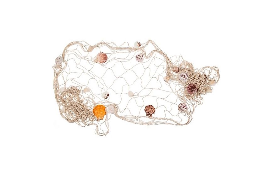 Out of the Blue Dekofigur Fischernetz Dekoartikel mit Muscheln günstig online kaufen