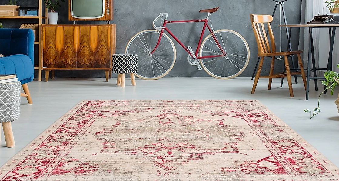 Arte Espina Teppich "Baroque 100" rechteckig 5 mm Höhe Wohnzimmer günstig online kaufen