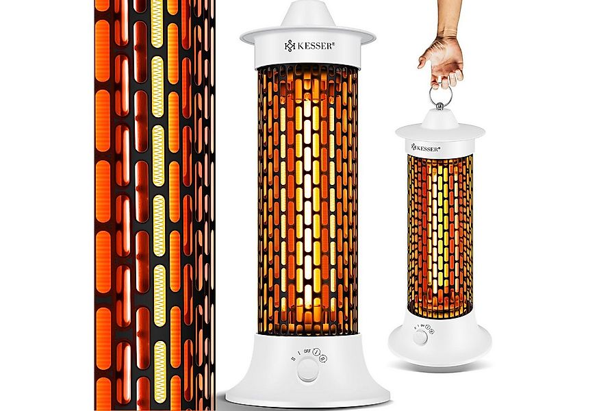 KESSER Terrassenstrahler, Standheizstrahler Infrarotheizung, 1200W Heizstra günstig online kaufen