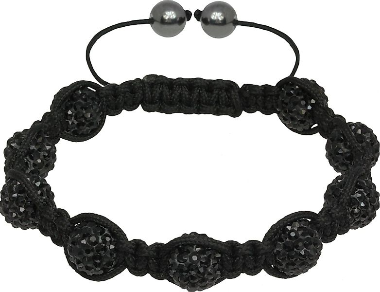 SilberDream Armband SilberDream Shamballa Armband schwarz günstig online kaufen