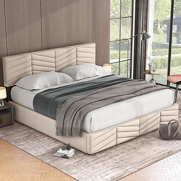 STILVORA Polsterbett Doppelbett 160×200 Jugendbett mit günstig online kaufen