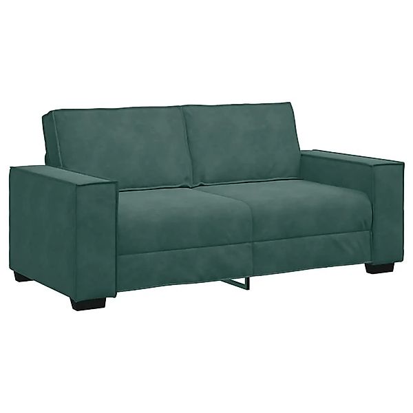 vidaXL 2-Sitzer-Sofa Dunkelgrün 140 cm Samt 4105022 günstig online kaufen