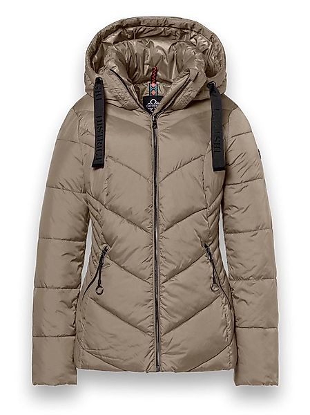 District Winterjacke Val Thorens (mit Kapuze, wasserabweisend) olivegrün Da günstig online kaufen