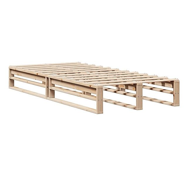 vidaXL Bett Massivholzbett ohne Matratze 90x190 cm Kiefernholz günstig online kaufen