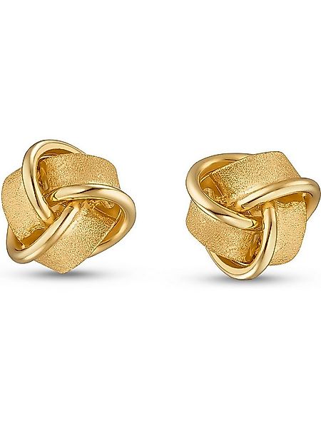 CHRIST Paar Ohrstecker CHRIST Damen-Ohrstecker 585er Gelbgold Knoten günstig online kaufen