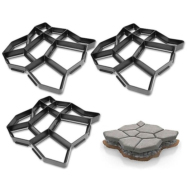 Clanmacy Gipsfaserplatten 3X DIY Garten Gehweg günstig online kaufen