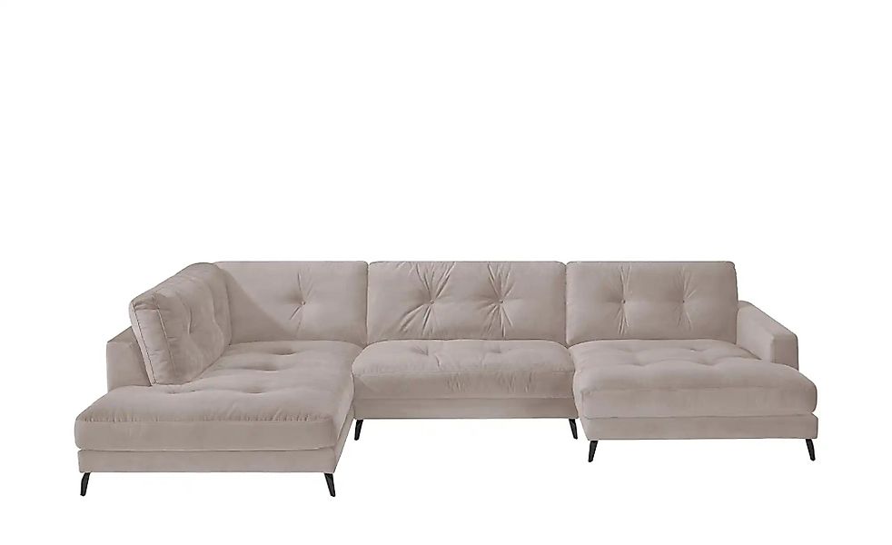 Jette Home Wohnlandschaft aus Samt Jette Return  ¦ beige ¦ Maße (cm): B: 35 günstig online kaufen