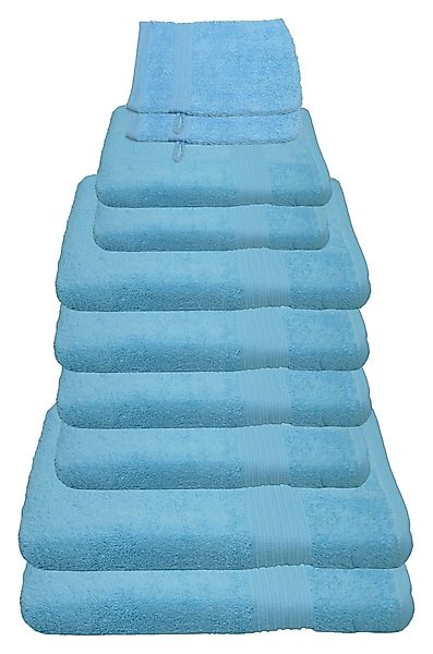 Julie Julsen Handtücher 10-Handtücher-Hellblau, Baumwolle (10-St) günstig online kaufen