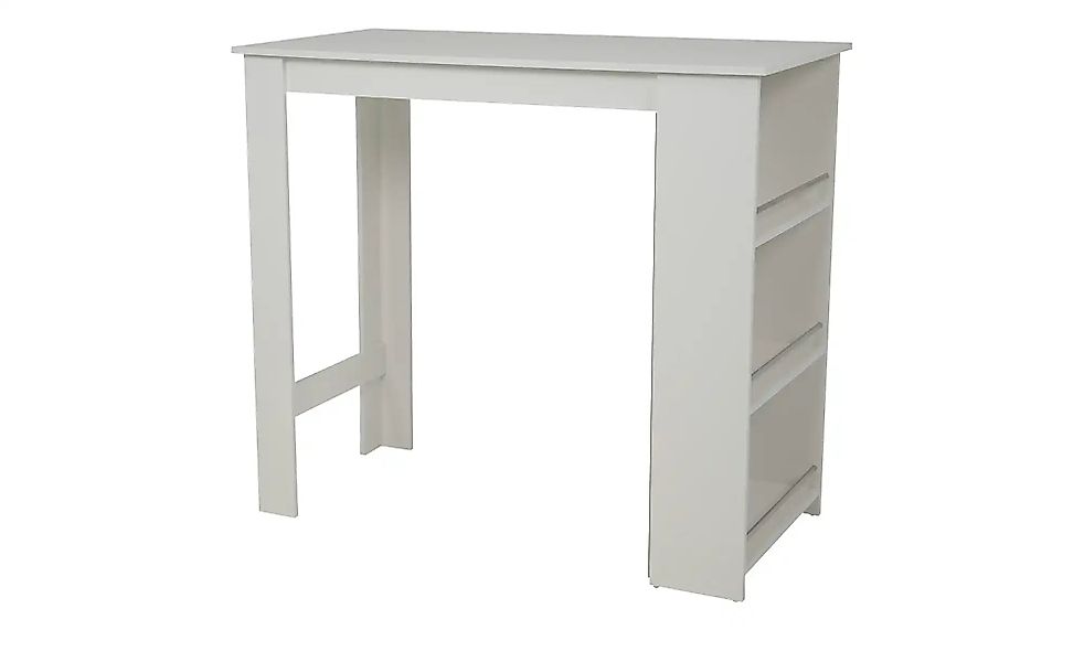 Bartisch  Oliver ¦ weiß ¦ Maße (cm): B: 60 H: 107 Tische > Bartische - Höff günstig online kaufen