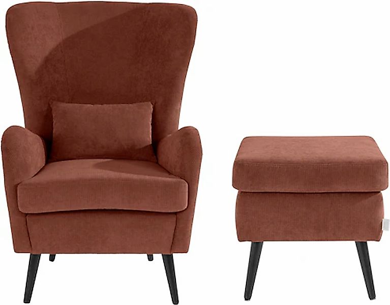Home affaire Sessel »Sallito, TV-Sessel, Ohrensessel mit« Hocker, in vielen günstig online kaufen