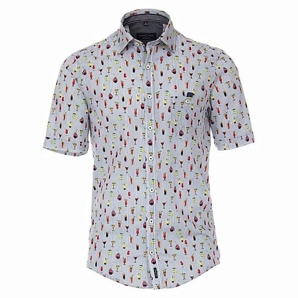 CASAMODA Streifenhemd Übergrößen Kurzform Streifenhemd blau-weiß Cocktailpr günstig online kaufen