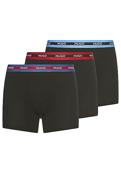 HUGO Underwear Trunk "BOXERBR TRIPL PLANET" kontrastfarbener Bund mit Logo günstig online kaufen
