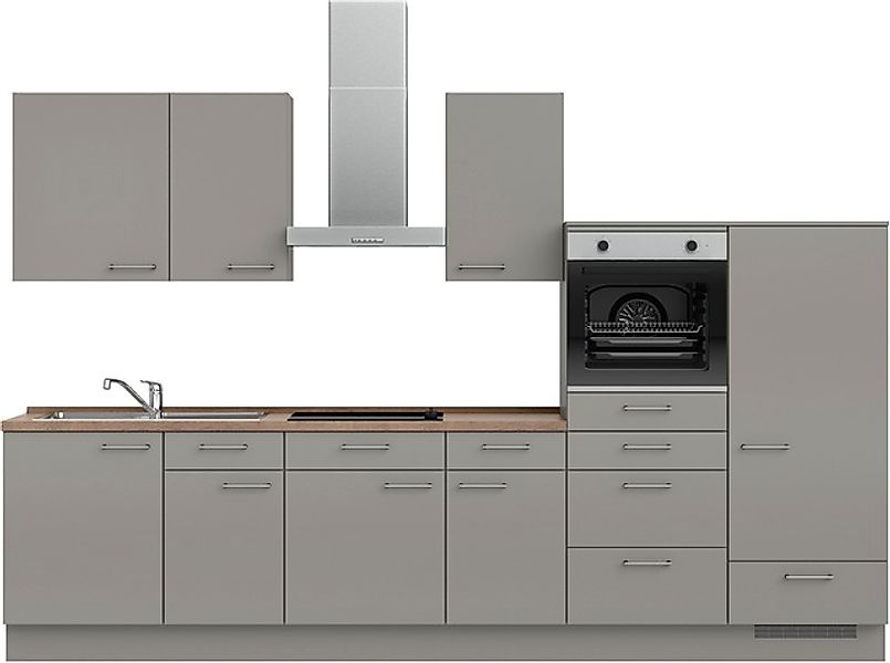 nobilia® Küchenzeile »"Laser I", Ausrichtung wählbar, Breite 330 cm« vormon günstig online kaufen