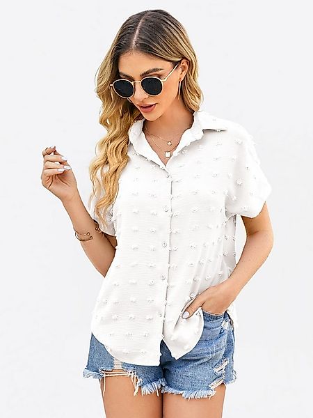 Imily Bela Blusenshirt Damen Kurzarm Casual Oberteil (Packung, 1-tlg., 1per günstig online kaufen