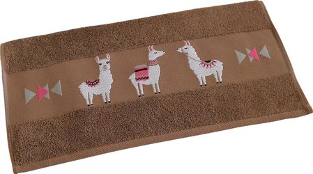 Dyckhoff Handtücher Lama, Walkfrottee (2-St), mit günstig online kaufen