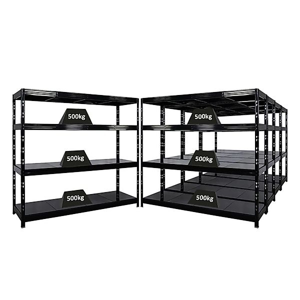 PROREGAL Mega Deal 5x Profi Schwerlastregal Rhino HxBxT 180x200x60cm 4 Stah günstig online kaufen