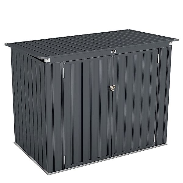 COSTWAY Gerätehaus, BxT: 159x95.5 cm, Mülltonnenbox, günstig online kaufen