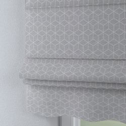 Dekoria Raffrollo Firenze, grau, 130 x 170 cm günstig online kaufen